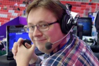 Олександр Сукманський – коментатор матчу «Гірник-Спорт» - «Динамо»