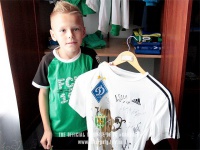 «Карпати» в гостях у маленького фаната «левів» та Ярмоленка