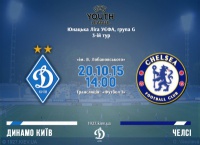 Юнацька Ліга УЄФА. «Динамо» - «Челсі»: стартові склади. ОНЛАЙН