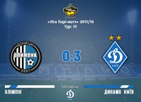 Київське «Динамо» «громить» «Олімпік»: 0:3