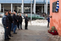 Динамівці поклали квіти до меморіальної дошки Валентину Белькевичу