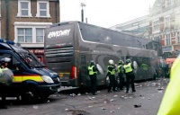 ​Фанати «Вест Хема» атакували автобус «Манчестер Юнайтед»