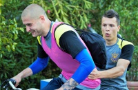 Збірна України: на тренування - на велосипедах