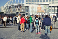 На НСК «Олімпійський» відсвяткували День журналіста наймасштабнішою грою із зануренням