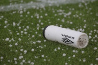 Матч «Дженоа» - «Фіорентина» припинено через зливи з градом