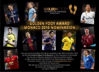 Golden Foot Award 2016: Стали відомі імена номінантів