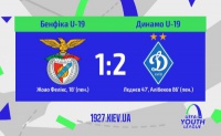 Юнацька Ліга УЄФА: «Динамо» в меншості переграє «Бенфіку» - 1:2