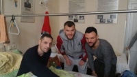 Гравці «Динамо» відвідали українських бійців в госпіталі