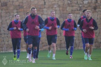 Перше тренування «Динамо» в Іспанії