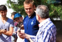 Максиму Ковалю подарували підкову на щастя