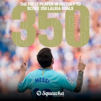 Мессі став другим футболістом, якому вдалось перетнути позначку в 350 голів у одній з топ-5 ліг Європи