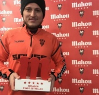 Зозуля отримав приз найкращому гравцеві «Альбасете» в листопаді 