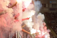 Як ультрас «Динамо» ефектно зустрічали команду перед матчем з «Шахтарем»