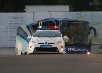 Автопробіг на підтримку «Динамо» перед грою з «Ференцварошем»