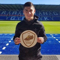 Маліновський отримав нагороду Найкращому гравцю місяця чемпіонату Бельгії