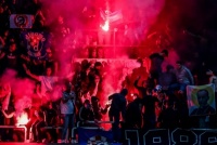 Фанати «Динамо» Загреб вивісили український прапор на матчі з «Вікторією» Пльзень 