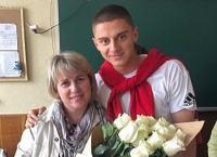 Миколенко відвідав рідну школу в Черкасах