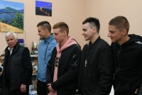 Динамівці відвідали поранених у військовому шпиталі