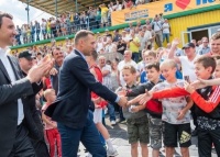 Андрій Шевченко відвідав турнір з вуличного футболу на Прикарпатті