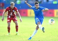 Ахмед Алибеков провел первый официальный матч за «Слован»