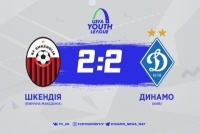 Юнацька ліга УЄФА: «Динамо» зіграло внічию зі «Шкендією»