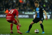 Гольова передача Едуарда Соболя стала вирішальною в матчі його «Брюгге» з аутсайдером чемпіонату Бельгії