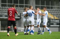 Переможний гол Лєднєва у відеоогляді матчу «Динамо» – «Шкендія»