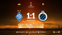 Завдання ускладнюється. «Динамо» грає внічию із «Брюгге»