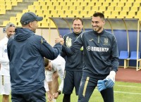 Збірна України провела тренування в день народження Бущана