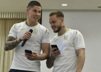 Концерт збірної України: привітання Караваєва та пісні новачків