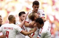 Сборная Дании разгромила Уэльс и вышла в 1/4 финала Евро
