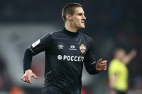 Белорусский нападающий провел первую тренировку в «Динамо»