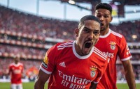  «Бенфіка» відкрила рахунок на початку матчу - Жилберту пробив на силу