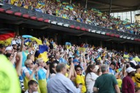 Українські фанати подякували Німеччині за танки Леопард