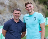 Сергій Ребров відвідав тренування «Борнмута» і поспілкувався із Забарним (ФОТО)