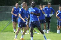 Динамівці провели ранкове тренування після матчу з «Арісом»