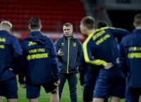 Збірна України провела офіційне тренування в Леверкузені перед матчем з Італією