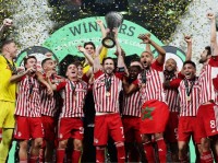 «Олімпіакос» виграв Лігу конференцій, здолавши «Фіорентину» – відеоогляд матчу