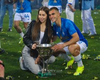 Кіт у мішку: наречена футболіста «Динамо» поділилася історією знайомства