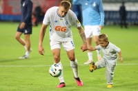 Бражко зіграв у футбол із сином Квіткової після перемоги «Динамо» у ЛЧ: миле відео