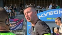Здали нерви: Мілевський накинувся на суддю під час матчу медіаліги 