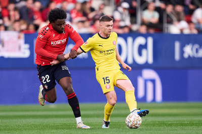 «Жирона» мінімально поступилася в Памплоні. Відомі оцінки Циганкова та Ваната