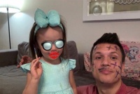 Евгений Коноплянка сыграл на своём лице в «крестики-нолики» со своей дочерью