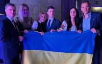 Андрій Шевченко та Борис Джонсон відвідали акцію на підтримку України у війні з Росією