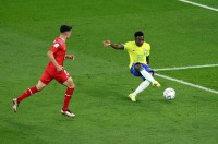 ​Наприкінці першого тайму матчу Бразилія — Швейцарія на стадіоні погасло світло