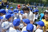 Бєланов та Шовковський провели «Відкритий урок футболу» в Запоріжжі