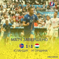 Ісландія грає внічию з Угорщиною