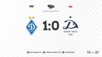 Допомогло пенальті: київське «Динамо» мінімально обіграло одноклубників із Тбілісі