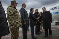 Порошенко прибув до Львова
