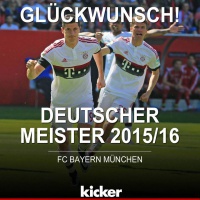 «Баварія» - чемпіон Німеччини 2015/16